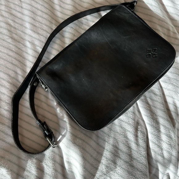 Patricia Nash Leather Vito Bag EUC Black - Picture 8 of 11